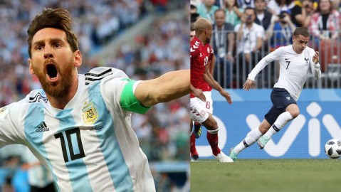 标题：经典法阿大战！世界杯法国4-3阿根廷全回顾