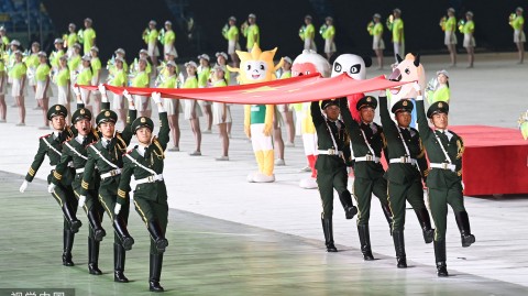 三秦大地群星闪耀，全红婵朱婷领衔各省健儿入场巡礼